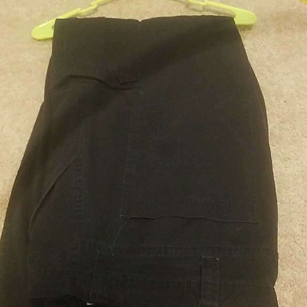 Mens black cargo pants